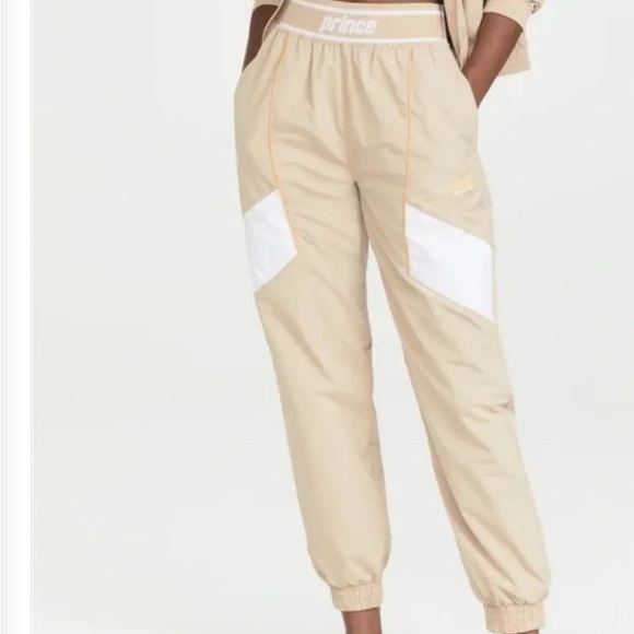 Prince Pants - Prince Women's Beige and White Joggers